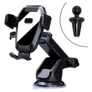 soporte celular auto con ventosa y rotación 360°