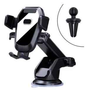 soporte celular auto con ventosa y rotación 360°