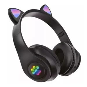 auriculares bluetooth gatito yr 28 led rgb