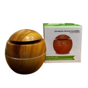 humidificador ultrasónico difusor aroma esfera madera