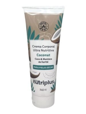 crema corporal nutriplus coconut ultra nutritiva 245 cc
