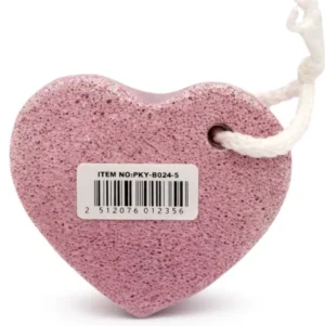 piedra pómez corazón exfoliante pies remueve durezas