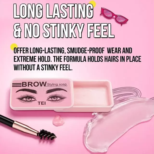 Gel Para Cejas TEI 8016 Fijador Efecto Laminado Larga Duración