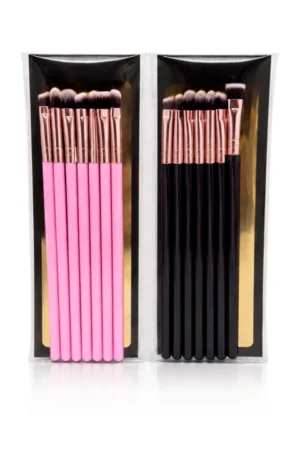 set de pinceles para ojos 7 piezas maquillaje precisión completa