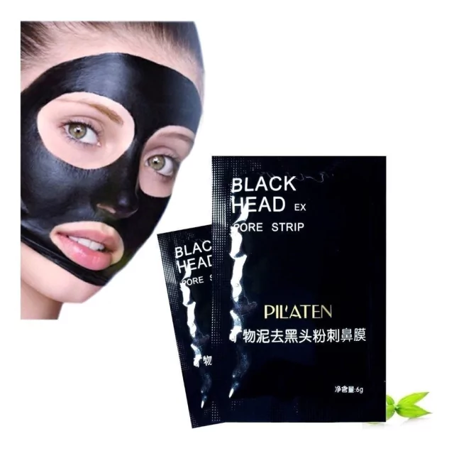 Mascarilla Facial Puntos Negros Carbón Activado Limpieza Profunda