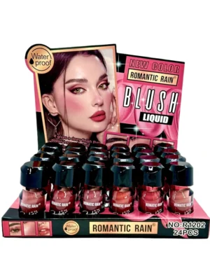 blush líquido romantic rain waterproof efecto natural varios tonos