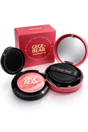 base cushion pro gege bear – maquillaje compacto alta cobertura acabado natural