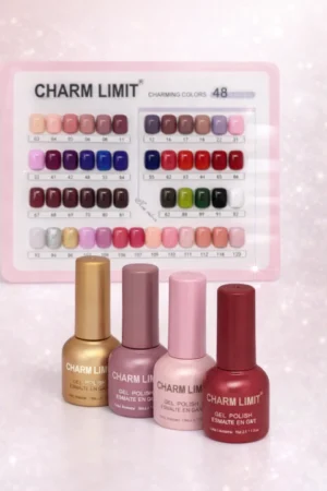 promo 50 esmaltes uv led charm limit 5ml surtidos – kit profesional alta pigmentación y larga duración