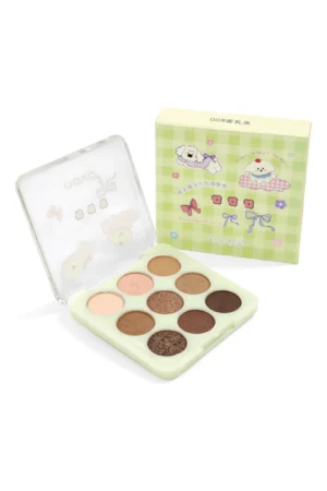 paleta de sombras 9 colores pets 02 novo – tonos naturales alta pigmentación compacta