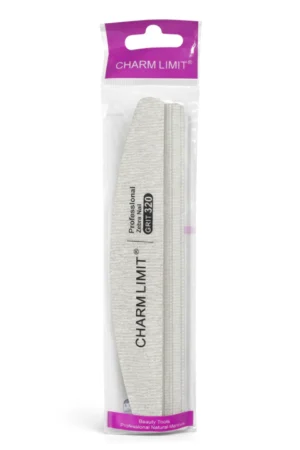 lima 320 charm limit pack 10 unidades – pulido suave profesional para uñas naturales y gel