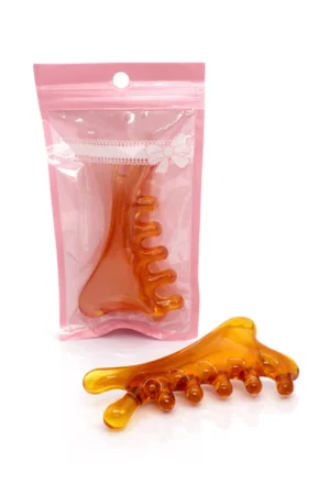 masajeador facial manual – rodillo estético relajante para rostro anti estrés