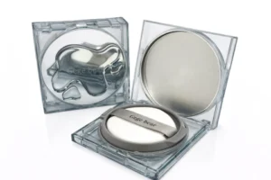 base cushion grey chrome gege bear – maquillaje compacto profesional cobertura uniforme