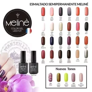 promo 50 esmaltes uv led meliné colores surtidos – kit profesional alta pigmentación y larga duración